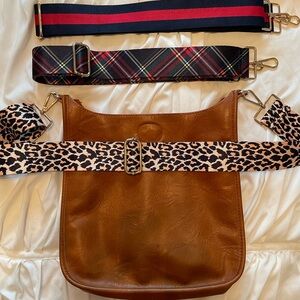 Sole Society Vegan Leather Purse with Multiple Straps